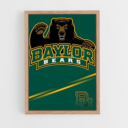 ap-baylor bears-5 cadre Bois clair