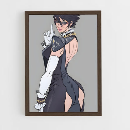 ap-bayonetta-5 cadre Bois foncé