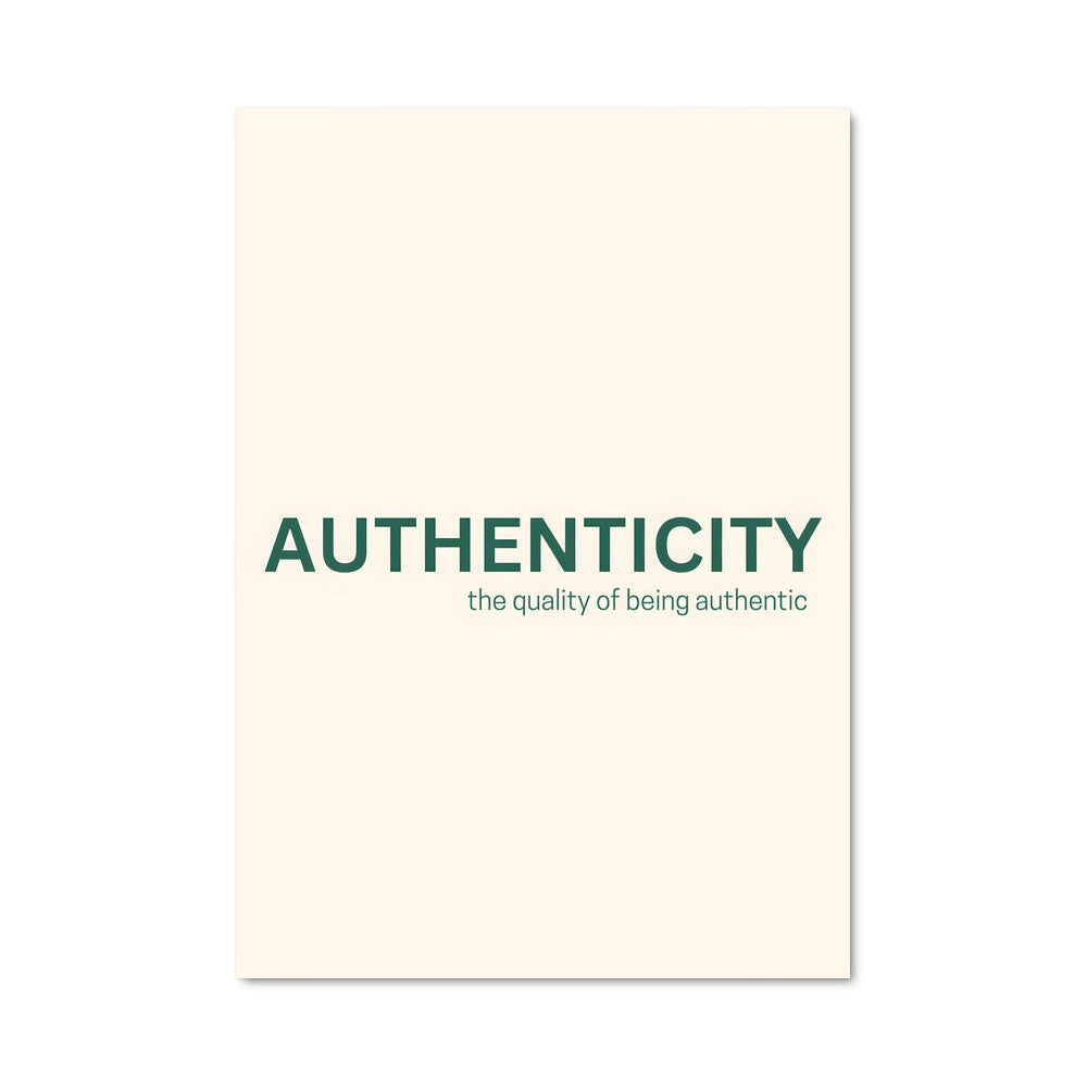 Poster L'Essence d'Authenticité