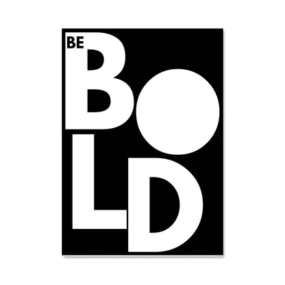 Poster Bold Attitude