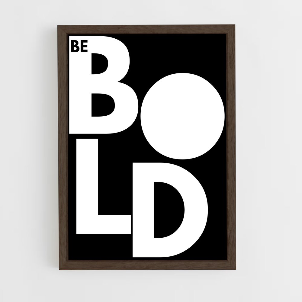 ap-be bold-2 cadre Bois foncé