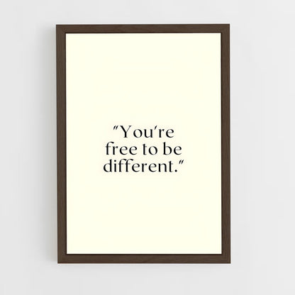 ap-be different-1 cadre Bois foncé