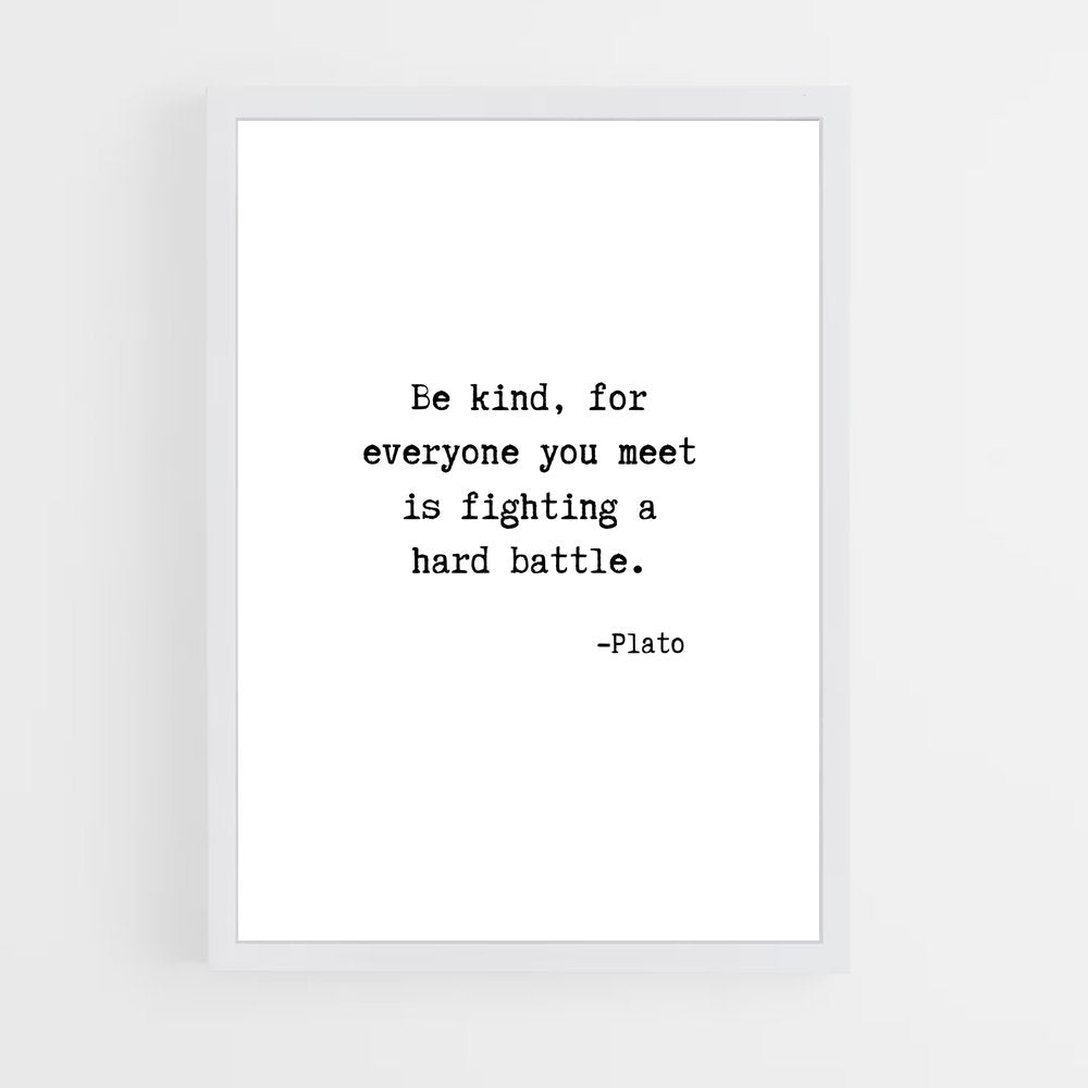 ap-be kind-2 cadre Blanc