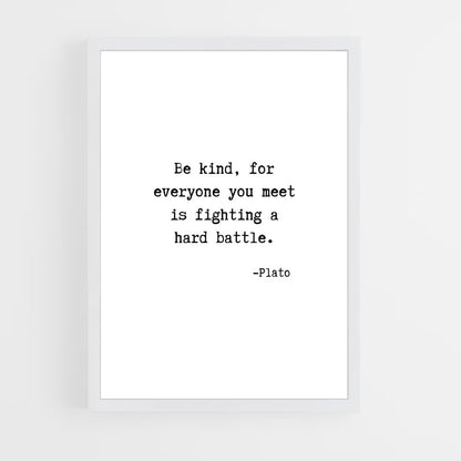ap-be kind-2 cadre Blanc