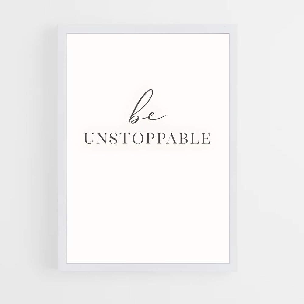 ap-be unstoppable-1 cadre Blanc