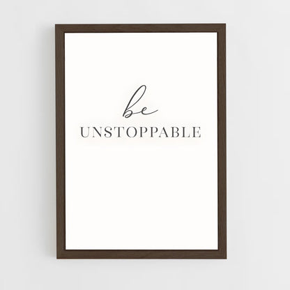 ap-be unstoppable-1 cadre Bois foncé