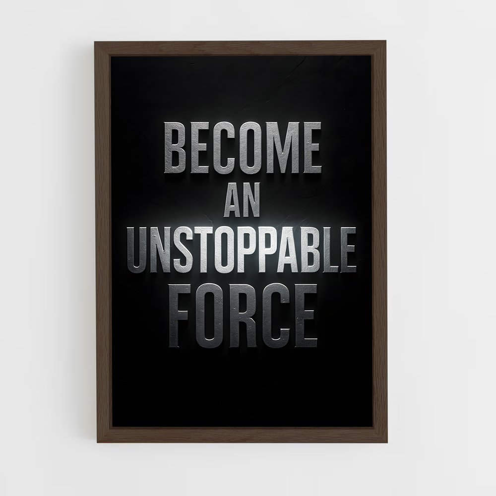 ap-be unstoppable-2 cadre Bois foncé