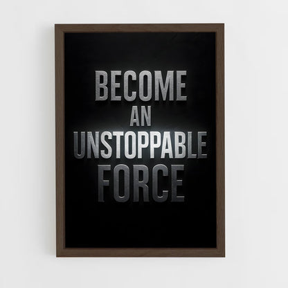 ap-be unstoppable-2 cadre Bois foncé