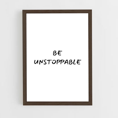 ap-be unstoppable-3 cadre Bois foncé