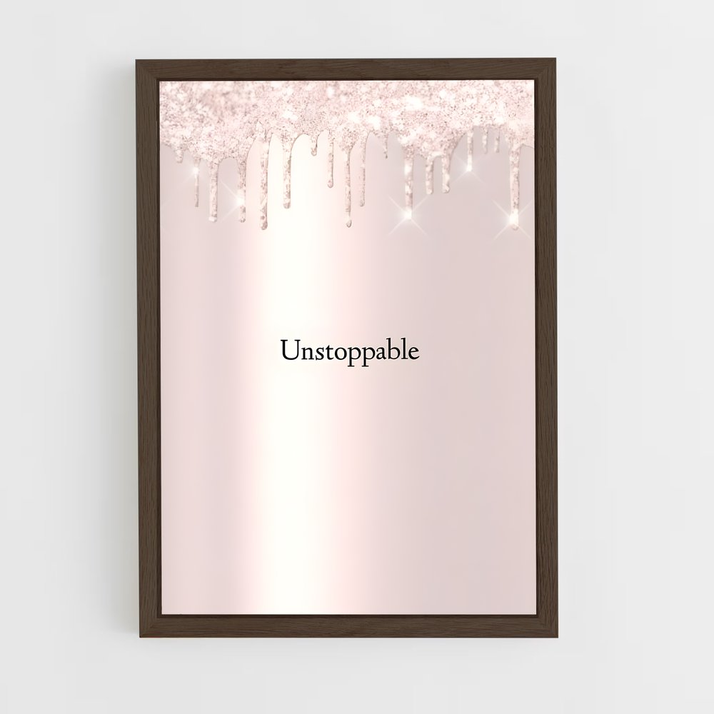 ap-be unstoppable-6 cadre Bois foncé