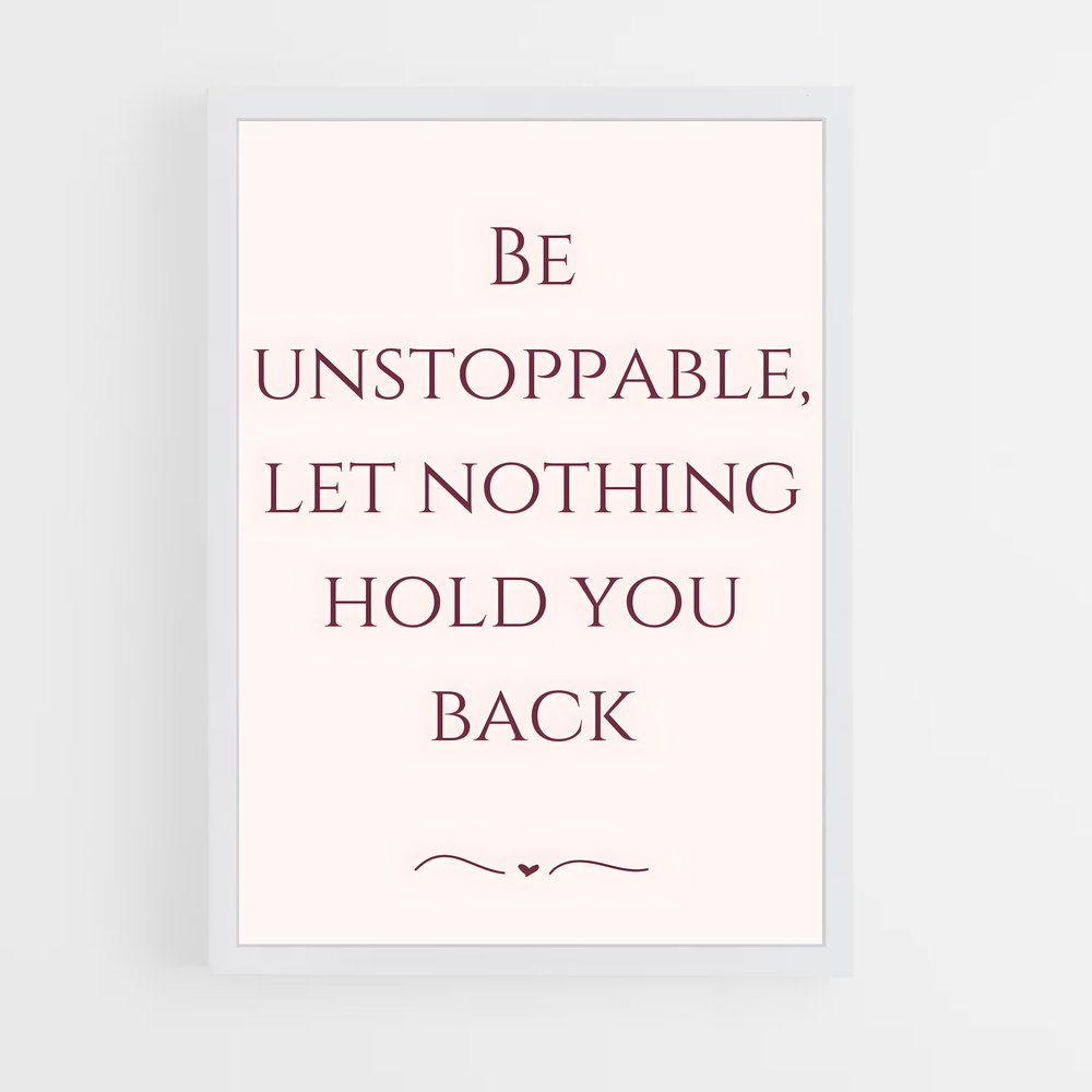 ap-be unstoppable-8 cadre Blanc