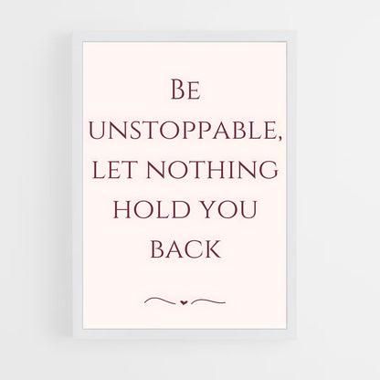 ap-be unstoppable-8 cadre Blanc