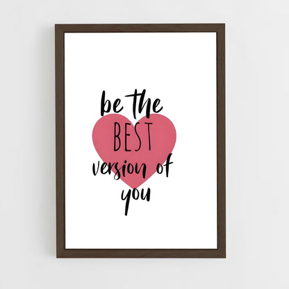 ap-be yourself-1 cadre Bois foncé