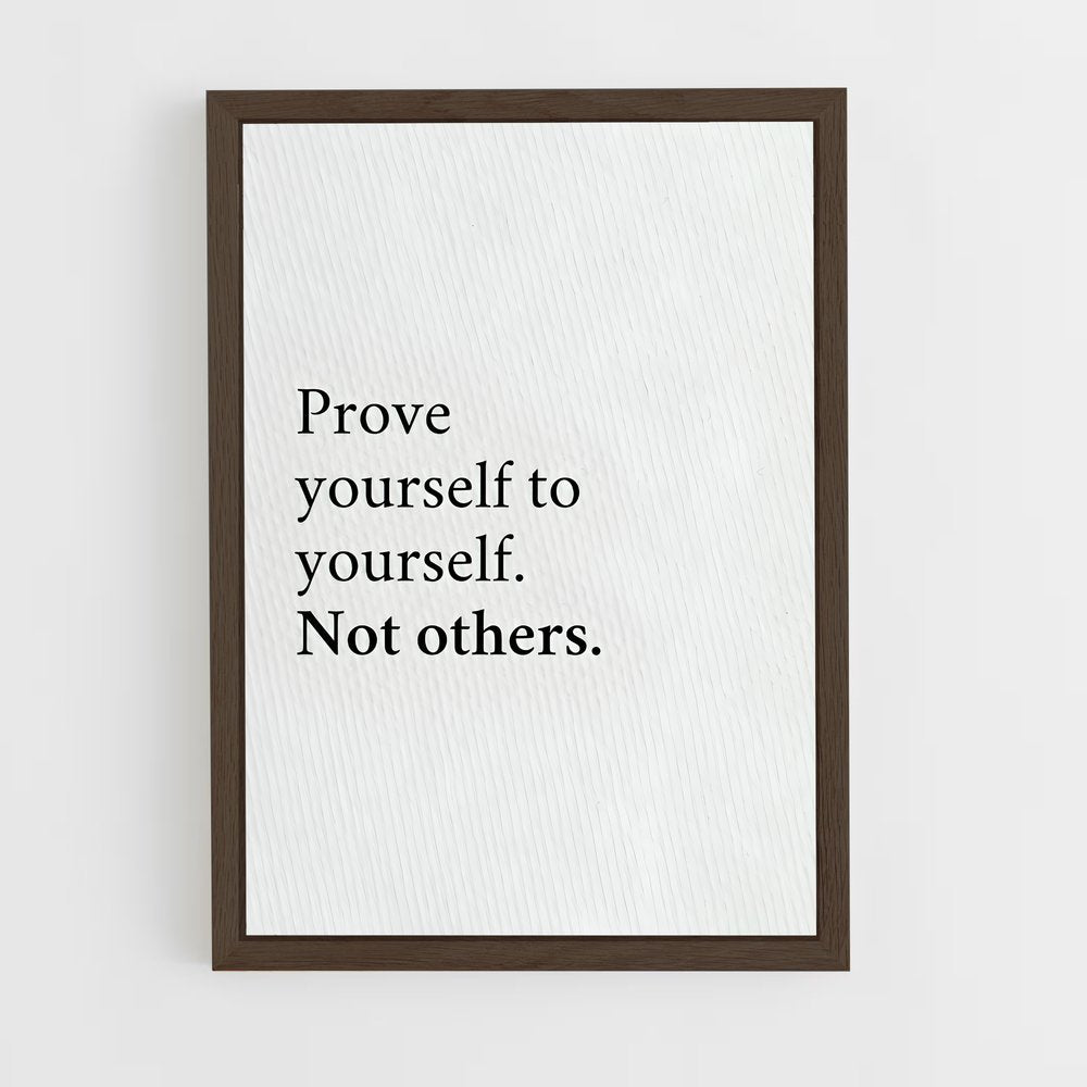 ap-be yourself-2 cadre Bois foncé