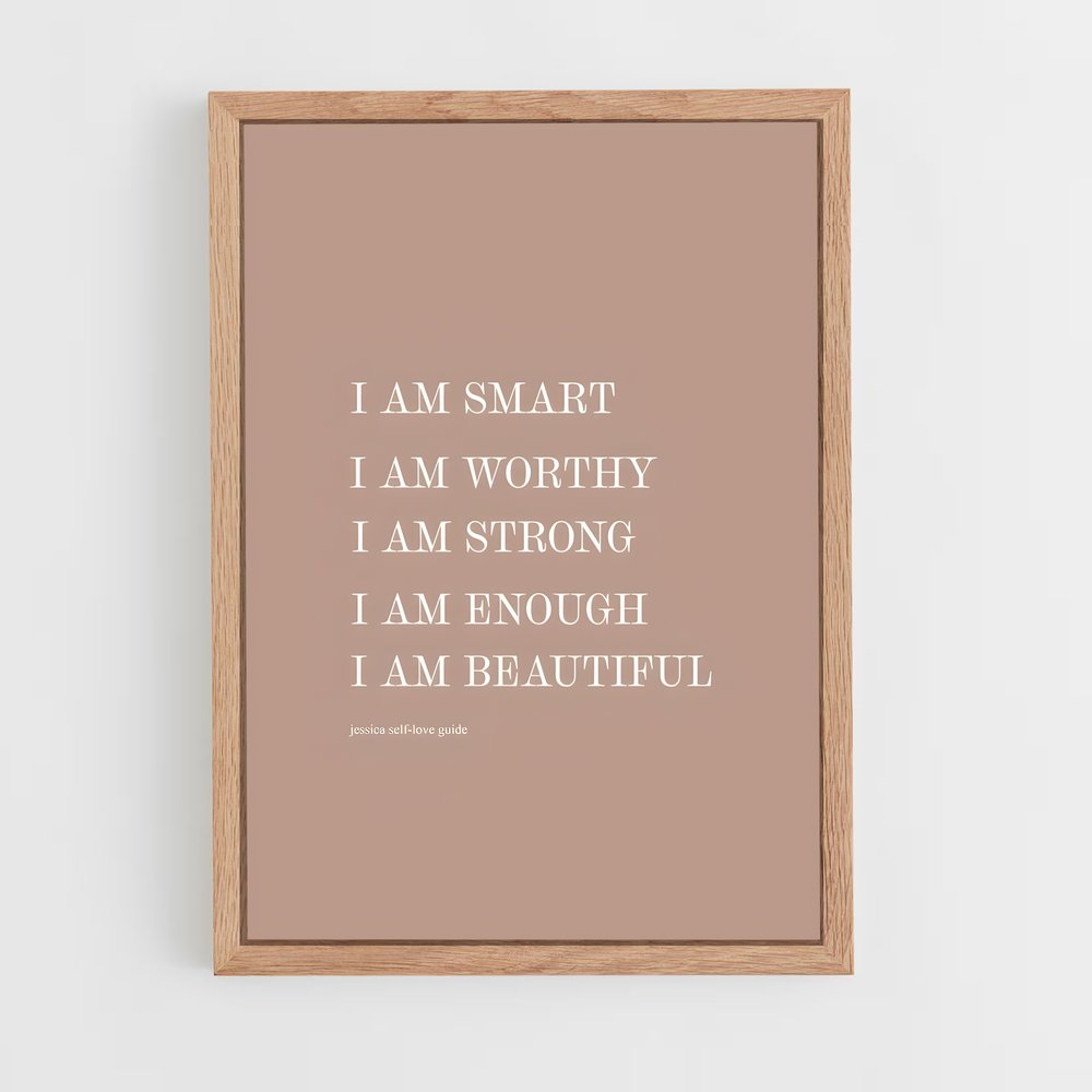 ap-be yourself-3 cadre Bois clair