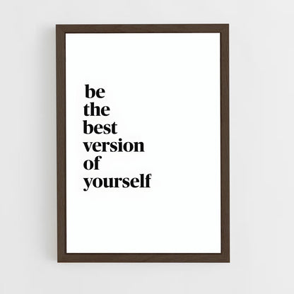 ap-be yourself-6 cadre Bois foncé