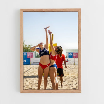 ap-beach handball-4 cadre Bois clair