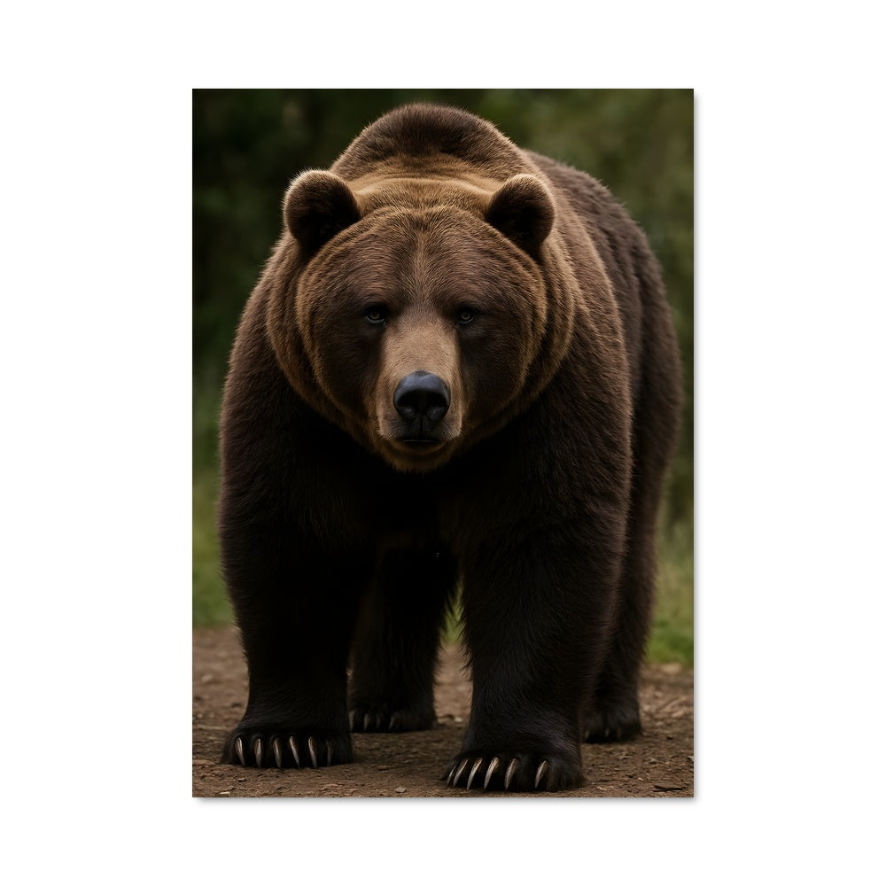 Poster Bear On The Road