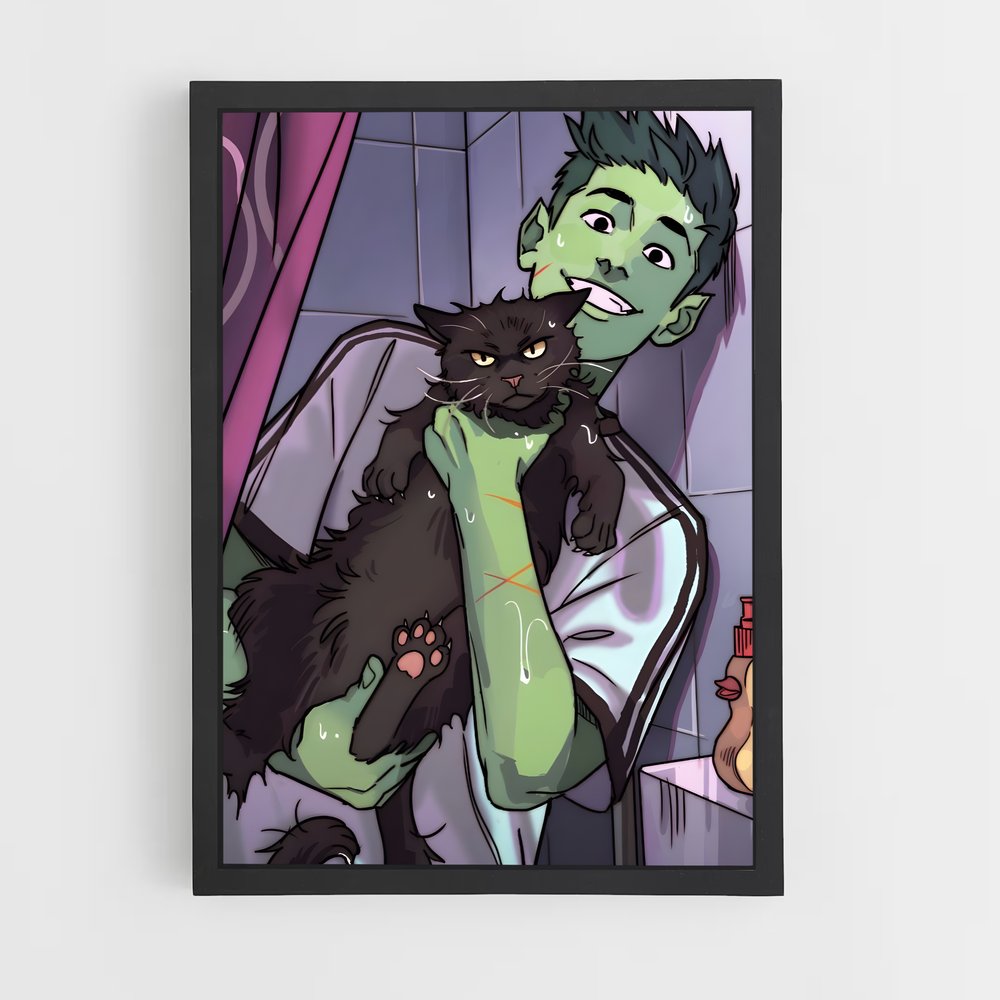 ap-beast boy-2 cadre Noir