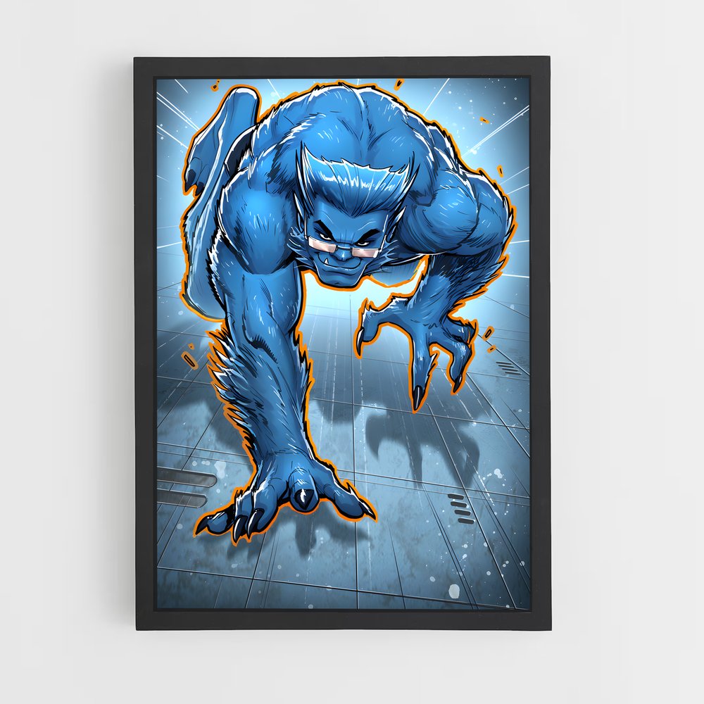 ap-beast x-men-3 cadre Noir