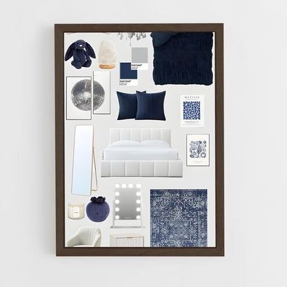 ap-bed-12 cadre Bois foncé