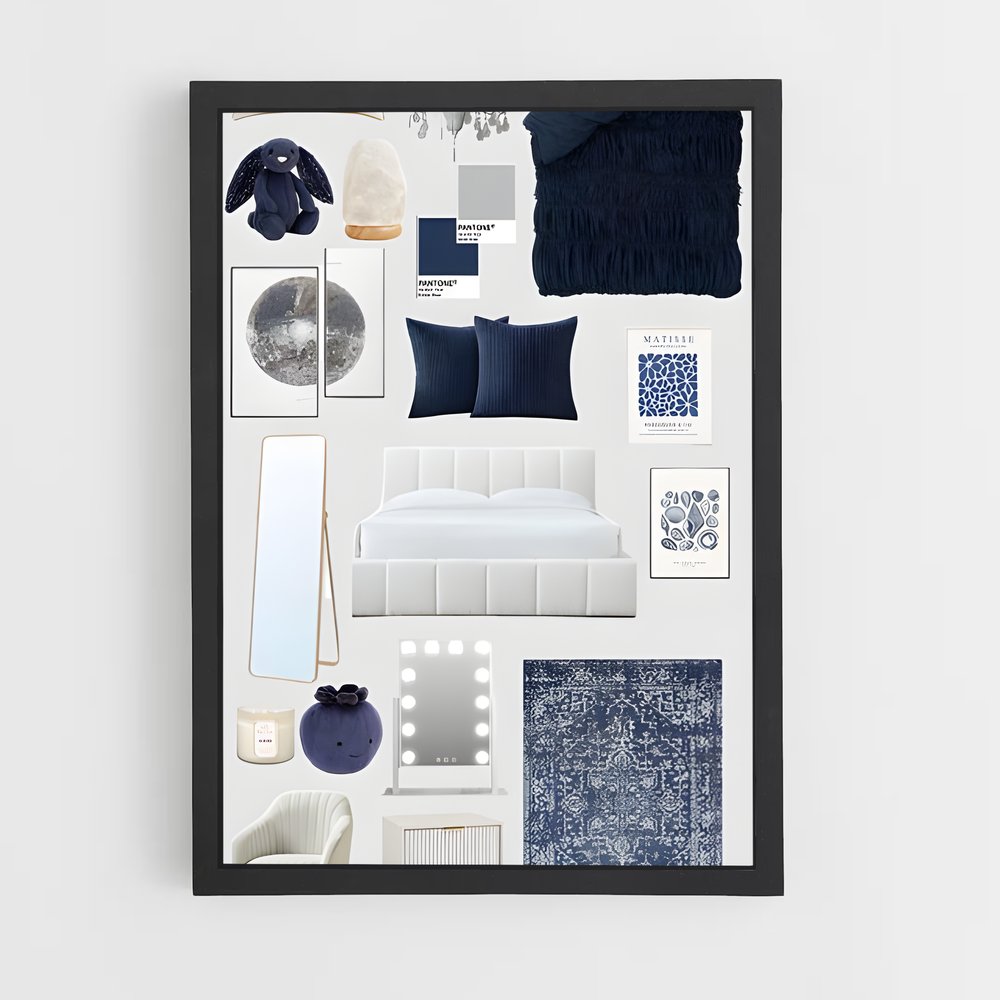 ap-bed-12 cadre Noir