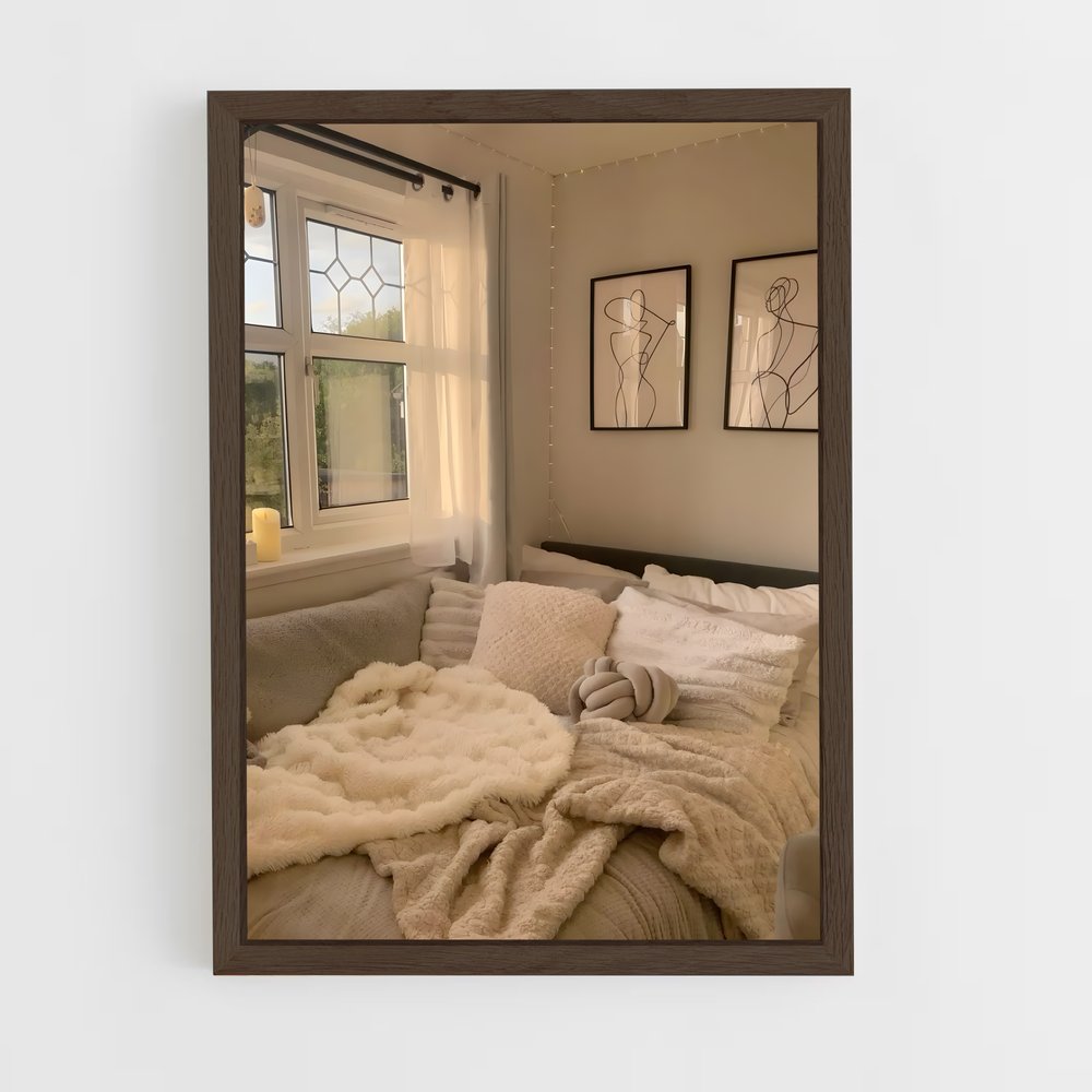 ap-bed-5 cadre Bois foncé