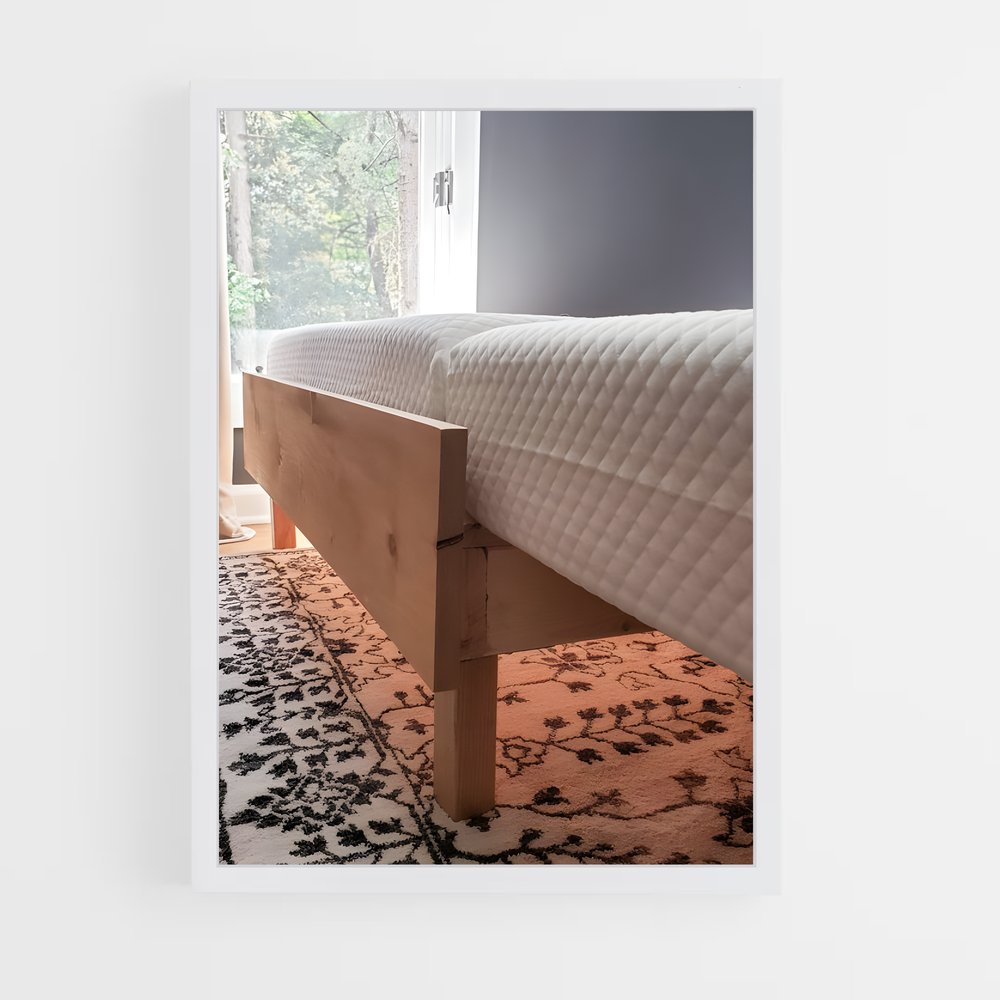 ap-bed-6 cadre Blanc