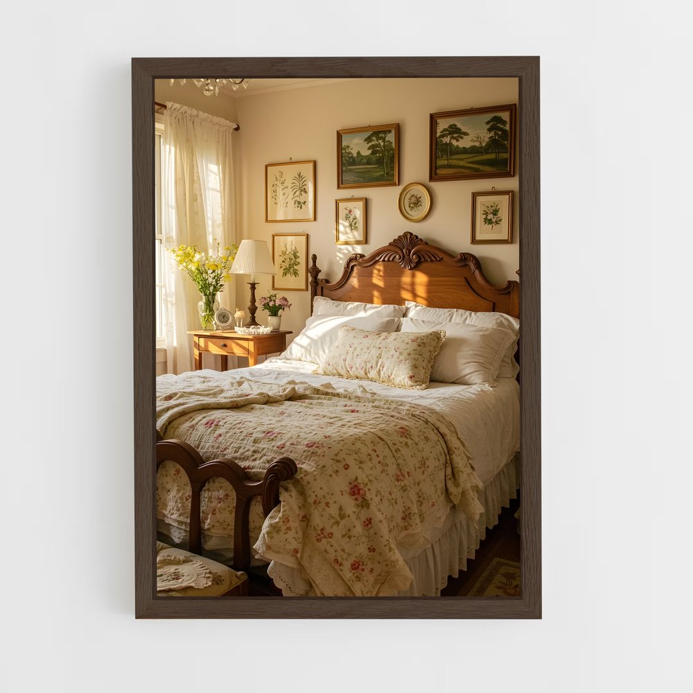 ap-bed-7 cadre Bois foncé