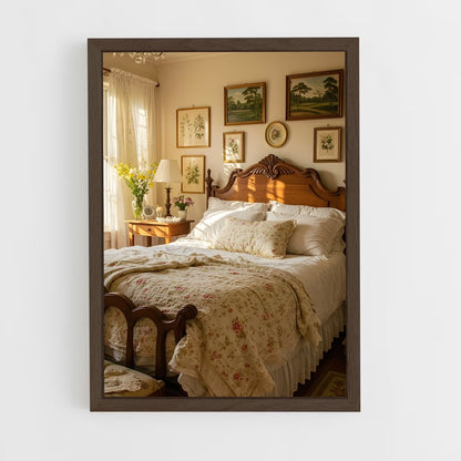 ap-bed-7 cadre Bois foncé