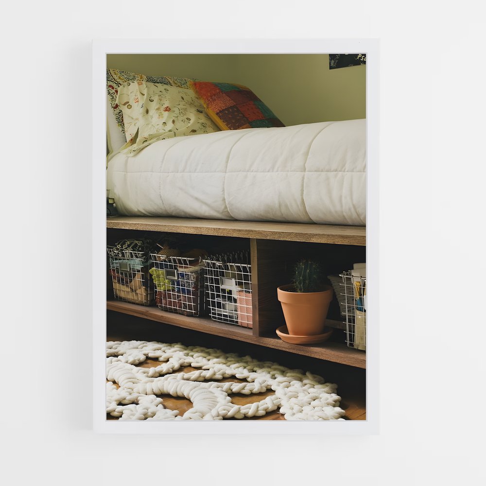 ap-bed-9 cadre Blanc