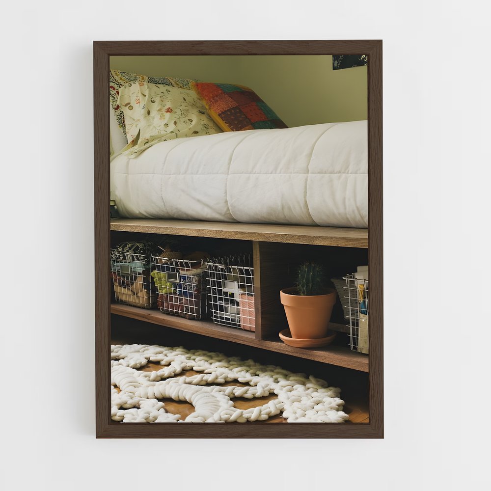 ap-bed-9 cadre Bois foncé