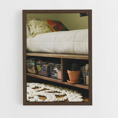 ap-bed-9 cadre Bois foncé