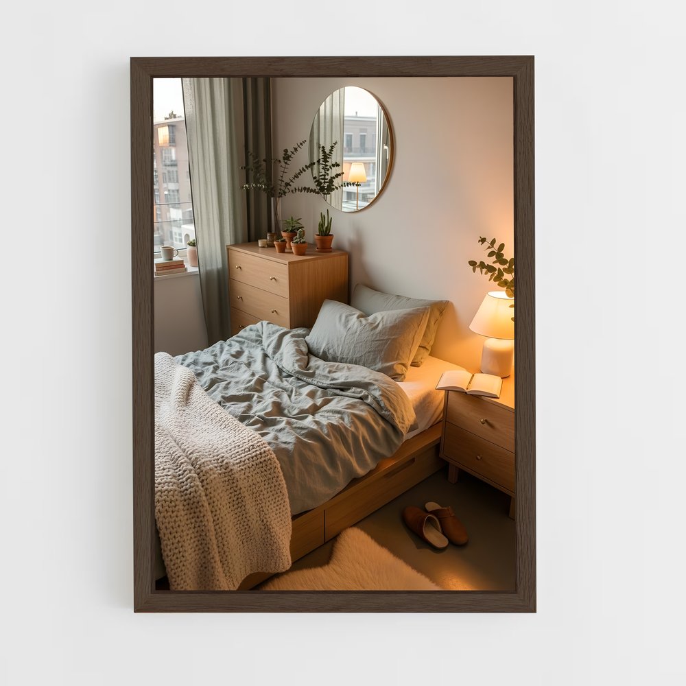 ap-bedroom-2 cadre Bois foncé