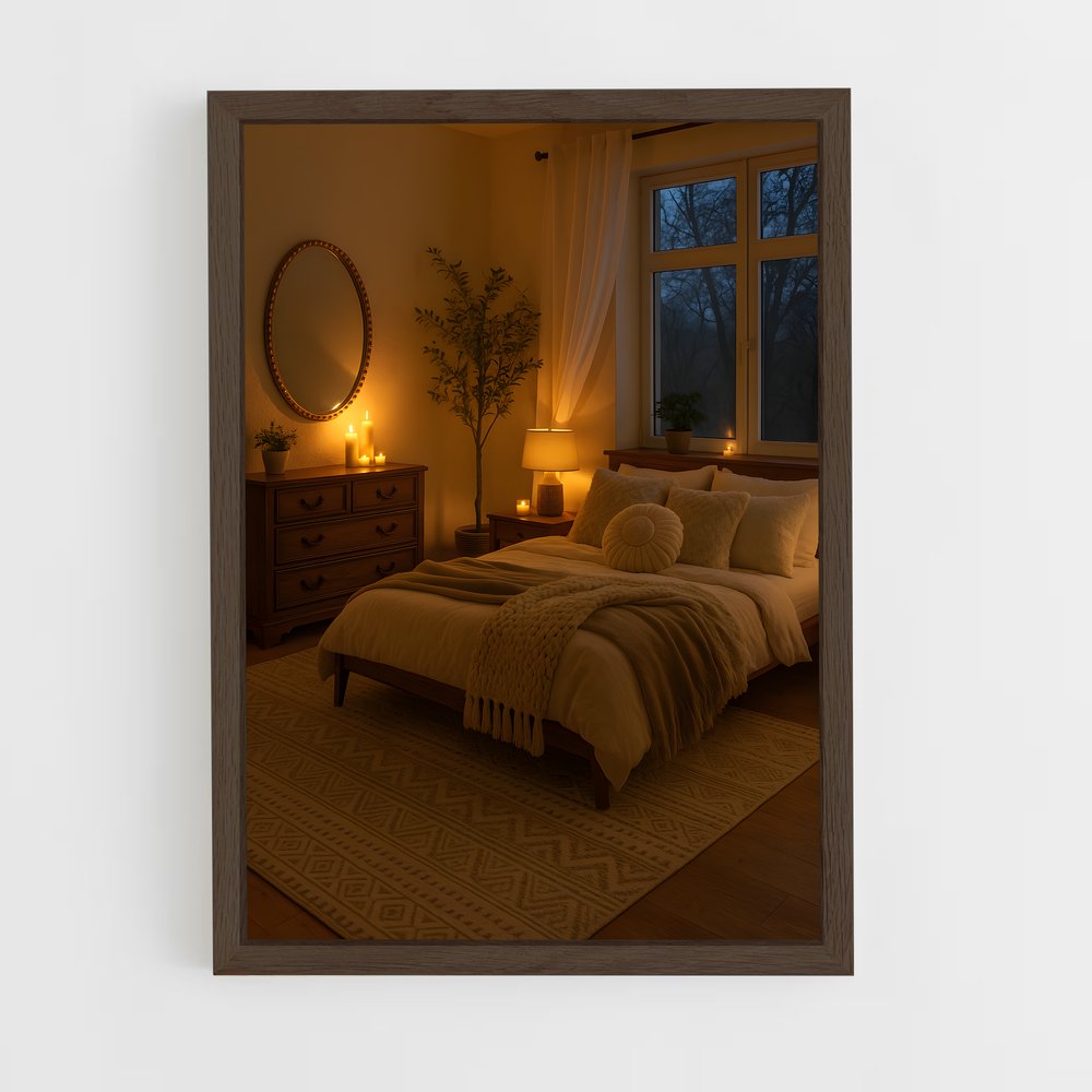ap-bedroom-4 cadre Bois foncé
