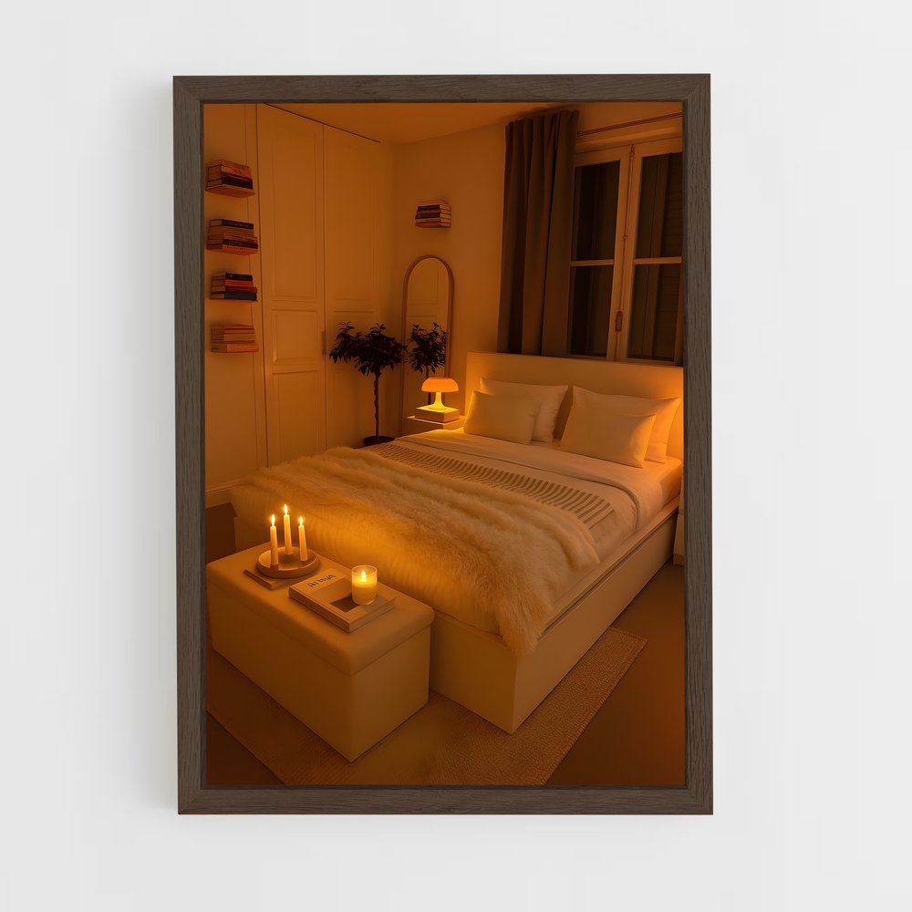 ap-bedroom-7 cadre Bois foncé