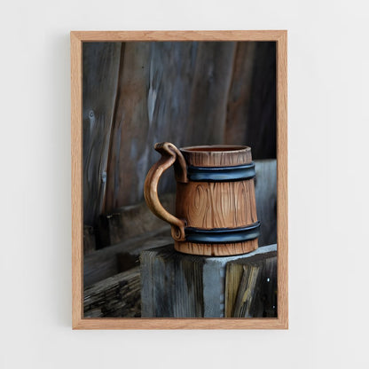 ap-beer mug-1 cadre Bois clair