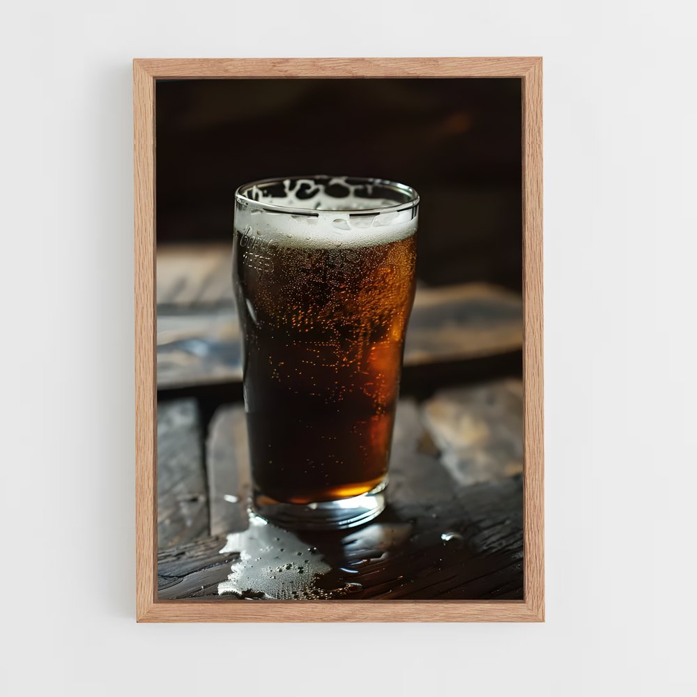 ap-beer pint-3 cadre Bois clair
