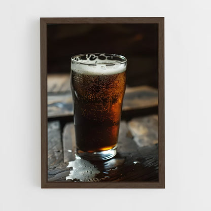 ap-beer pint-3 cadre Bois foncé