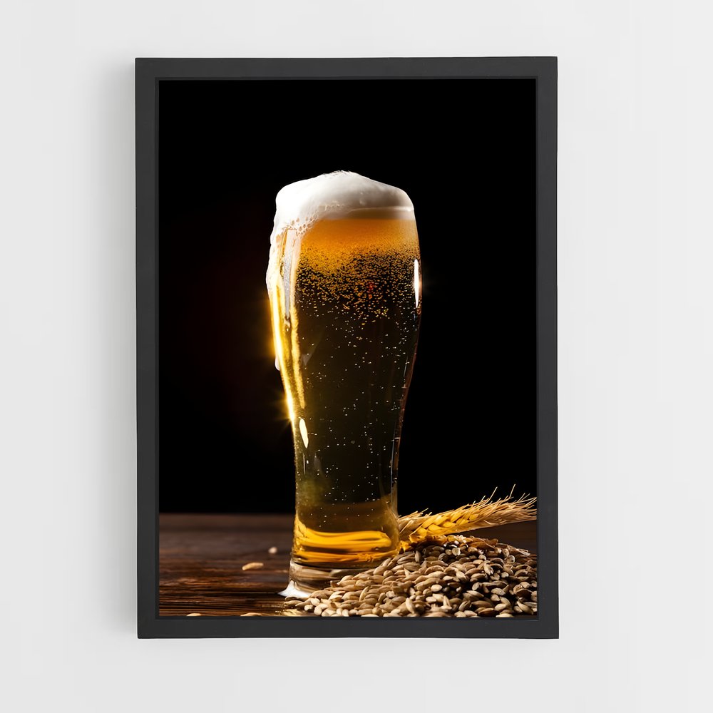 ap-beer pint-6 cadre Noir