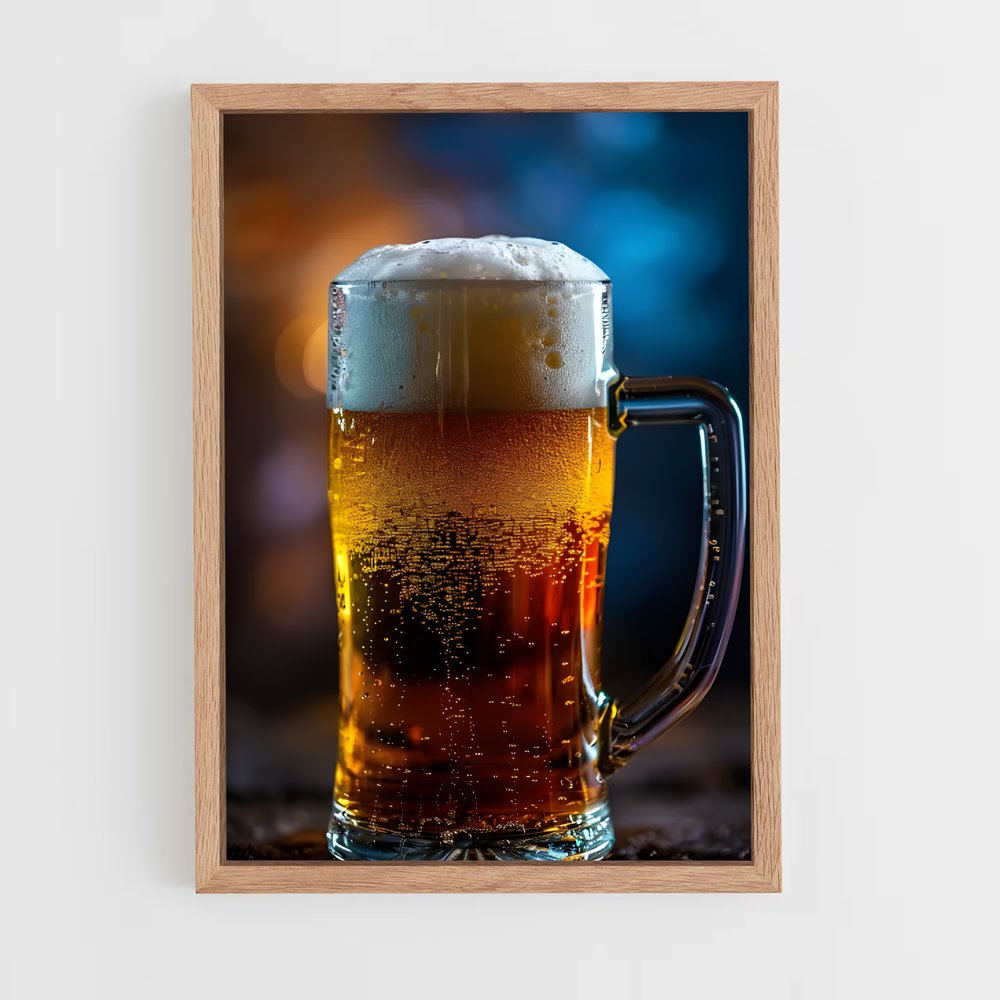 ap-beer pint-7 cadre Bois clair