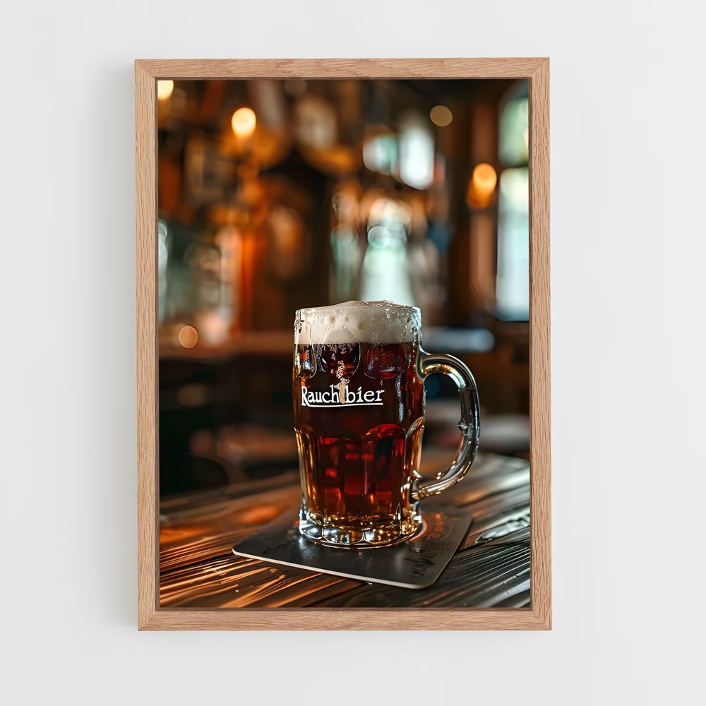 ap-beer pint-8 cadre Bois clair