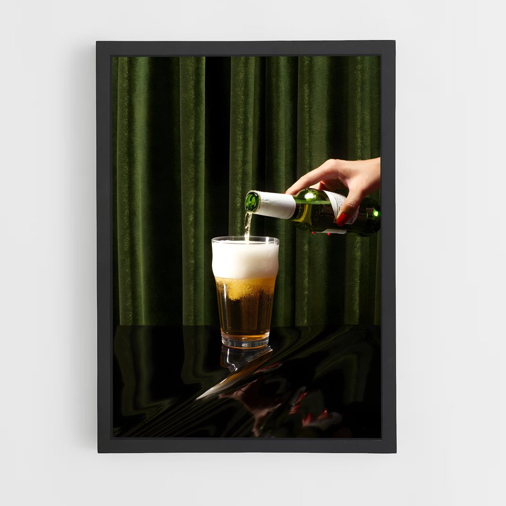 ap-beer pint-9 cadre Noir