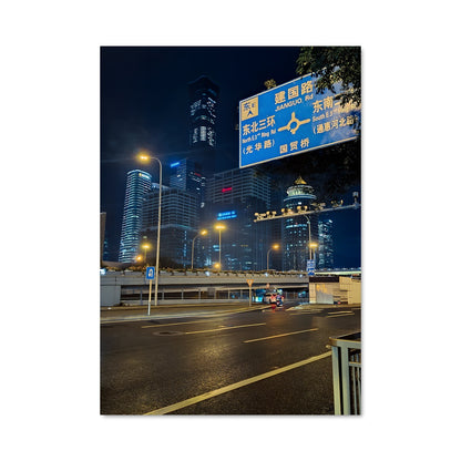 Poster Nuit Pékin
