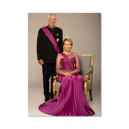 Poster Belgian royal family 2372