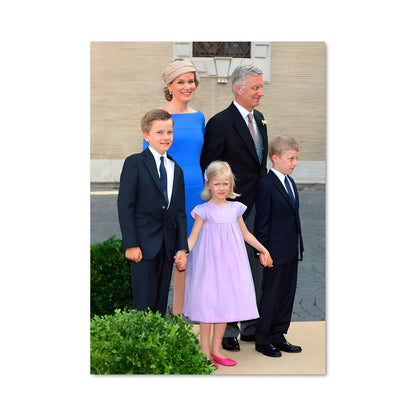 Poster La Famille Royale Bélge