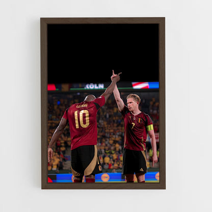 ap-belgium national football team-6 cadre Bois foncé
