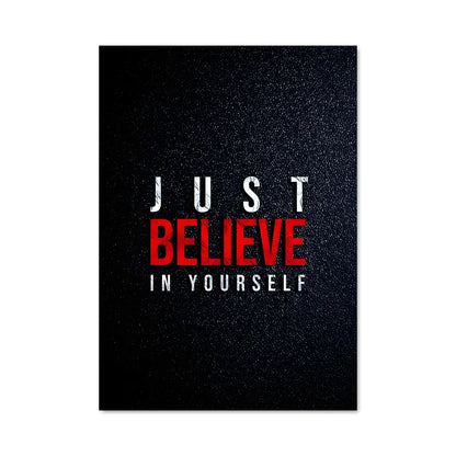 Poster Believe in yourself 26587