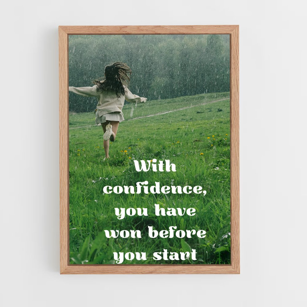 ap-believe in yourself-8 cadre Bois clair