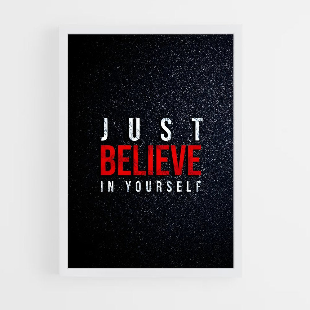 ap-believe in yourself-9 cadre Blanc